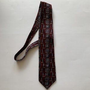 Haggar Vintage Neck Tie - 100% Silk - 62" x 3.75" - Made in USA - Multicolor